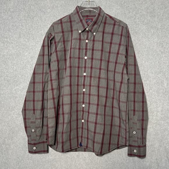 UNTUCKit Other - UNTUCKit Men's Plaid Button Down Long Sleeve Cotton Shirt Size L